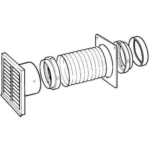 Smeg - Simple Vent Kit For Hoods With 120mm Diameter Vent Outlet