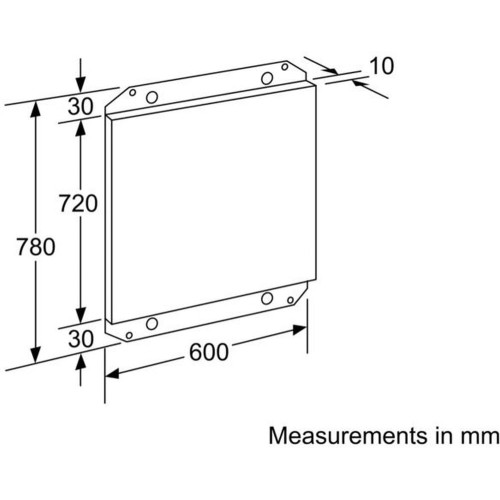 Neff - 60 x 72cm Back Panel